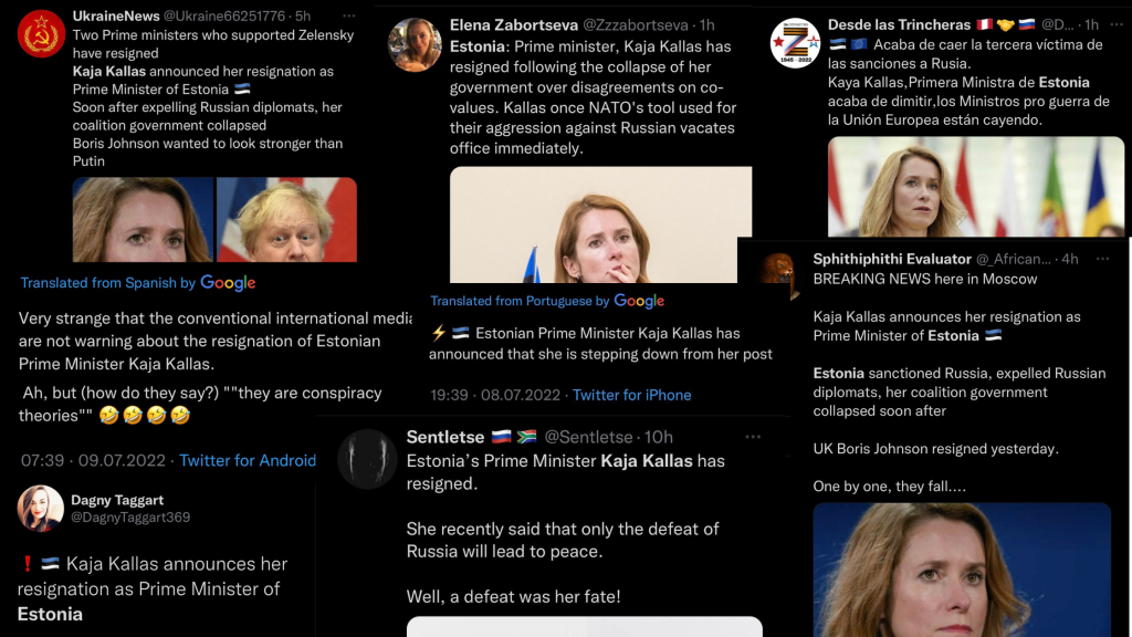 Estonia gets a new coaltion, pro-Kremlin influencers spin it differently